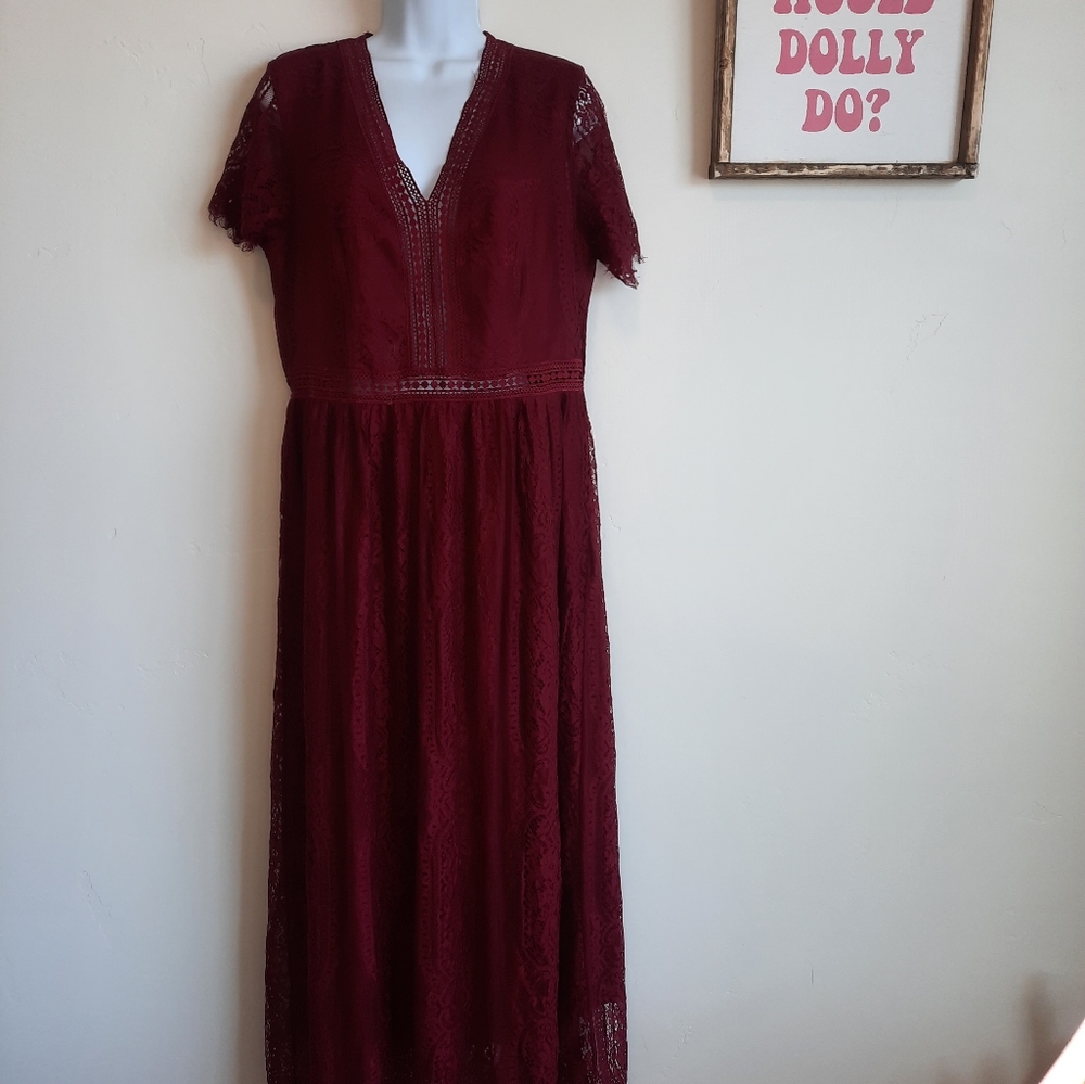 Boho Red Dress